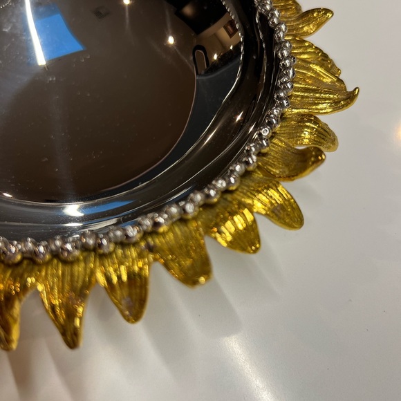 Michael Aram Sunflower Silver and Gold  Bowl - Picture 5 of 7